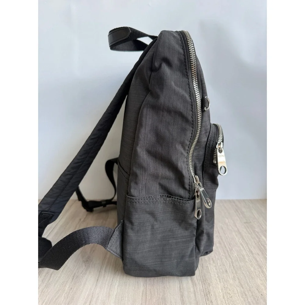 Kipling Seoul Large Laptop‎ Backpack Black Nylon Travel School Utility Bag